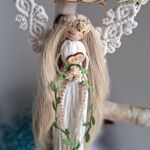 anioł stróż makramowy Na szczęście - 