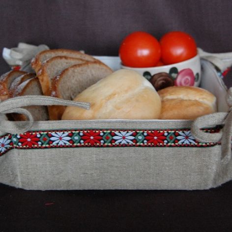 "Na folkowo" - koszyk na pieczywo