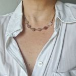 Naszyjnik kamień słoneczny na łańcuszku - Naszyjnik kamień słoneczny na łańcuszku