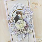 Romantyczna kartka ślubna "Violet Love" - 