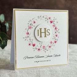Ręcznie robione zaproszenia komunijne, 58B