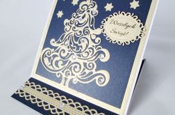 Kartka BOŻE NARODZENIE z choinką #1