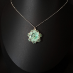 Zielony Naszyjnik "Chrysolite" - wiosenna biżuteria dla kobiet