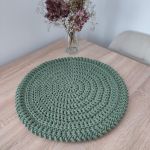 Podkładka boho szydełkowa ze sznurka 50cm - Podkładka szydełkowa