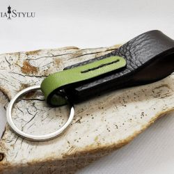 Męski brelok skórzany 