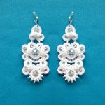 Kolczyki  Biel & Kryształy - 