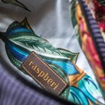 Fioletowa nerka z cienkiego sztruksu - 