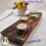 Świecznik drewniany buk Honey Touch żywica Sue Ellen No. 21 - 