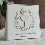 Ręcznie robione zaproszenia komunijne, 55A - Ręcznie robione zaproszenia komunijne