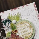 Wesołych Świąt - z poinsettią - Wesołych Świąt - detal I