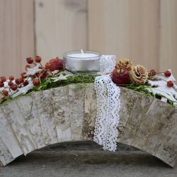 kompozycja kora+tealight