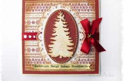 Kartka świąteczna z choinką