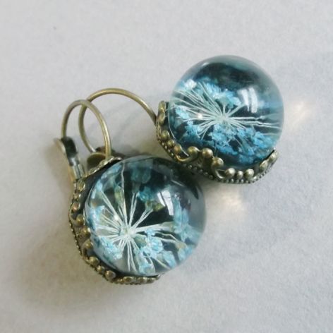 Wieczne Kwiaty kula BLUE