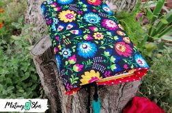 Otulacz / etui na książkę ~ folk black Otulacz / etui na książkę ~ folk black