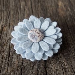 BLUE Spinka do włosów kwiatek 1
