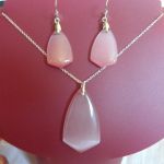 Wzmacniająo-ochronny kwarc "kocie oko", elaegancki zestaw biżuterii w srebrze - 