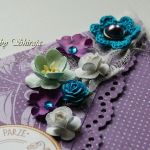 Kopertówka z okazji ślubu-'turkus i ametyst'' - 