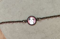 Bransoletka z kaboszonem Kocia Elegancja