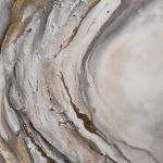 ABSTRAKCJA Fala Jeden, wym. 70x100 cm Wielkoformatowy obraz na płótnie Ręcznie malowany - 