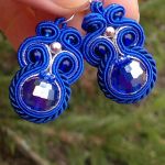 Kolczyki sutasz Chabrowe - 