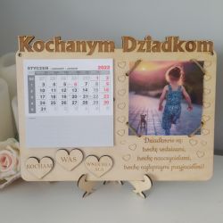 Kalendarz ze zdjęciem - prezent dla Babci i Dziadka