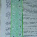 Zakładka zielona - Green bookmark - częśc zakładki