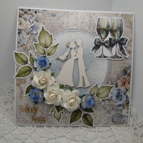 Kartka ślubna w pudełku 20