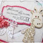 Kartka na ROCZEK dla dziewczynki - 