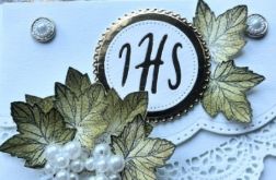 152,Kartka torebka komunijna w pudełku z torebką