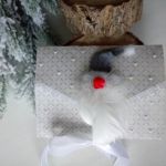 Kartka Mikołaj 3D, bożonarodzeniowa - strona przednia