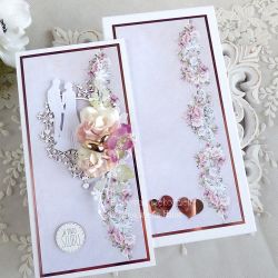Ślubna kartka w pudełku 1000