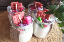 Naturalna świeca sojowa "deserek"