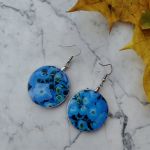 Kolczyki - Błękitne Kwiaty - 2