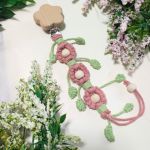 Zawieszka do smoczka lub gryzaka. Kwiatek. - Zdjęcie nr2