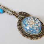 Wieczne Kwiaty NASZYJNIK blue - 