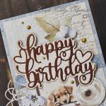 Happy birthday - urodzinowa kartka z pieskiem - Piesek - detal I