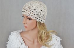 CZAPKA HANDMADE ECRU eL