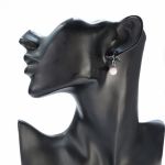 Kolczyki perełki Swarovski pastelowy róż stal chirurgiczna - Kolczyki perełki Swarovski pastelowy róż stal chirurgiczna