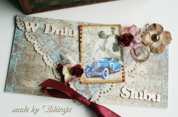 Kopertówka z okazji ślubu- retro