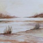 Pejzaż-praca formatu 15/25 cm  - 