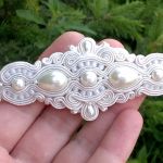 Bransoletka Perłowa Ecru - 