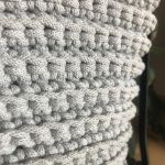 Torebka damska,na ramię, koszyk z sznurka,szara...  - 