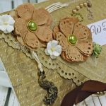 Kopertówka z okazji ślubu- z pawiem - 