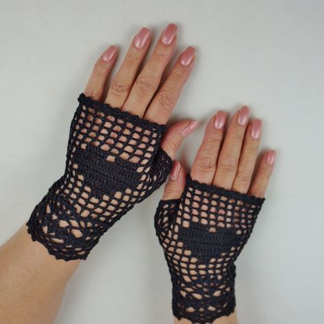 Romantyczne rękawiczki mitenki