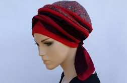 lekki turban BORDOWY