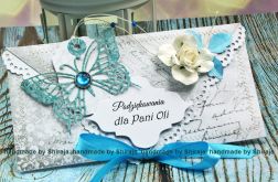 2 kartki kopertówki dla Pani Aleksandry