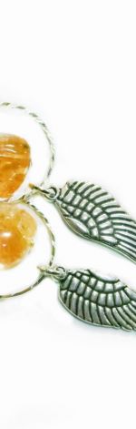 Kolczyki dla Anioła -cytryn