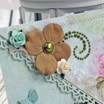 Kartka ślubna- miętowe wspomnienia - 