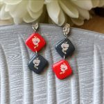 „VERONICA” kolczyki z glinki polimerowej - „VERONICA” kolczyki z glinki polimerowej