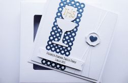 Elegancka kartka komunijna personalizowana